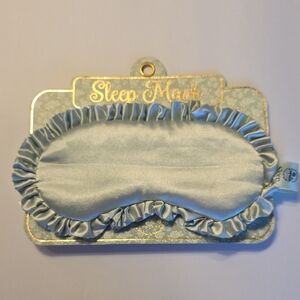 Elegant Sky Blue Silk Sleep Mask